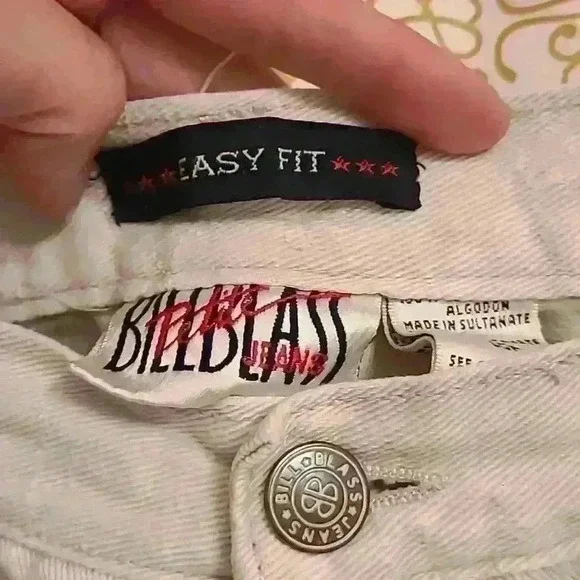 Vintage 90s Bill Blass petite cropped straight leg pants capris - Picture 6 of 8